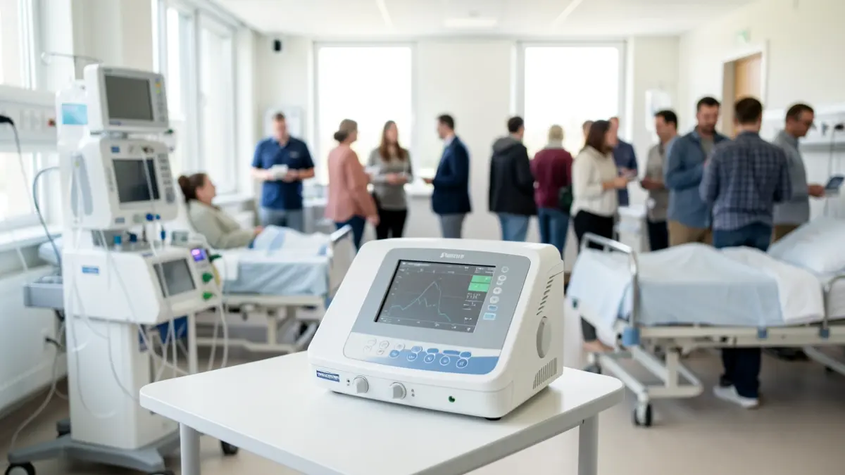 Image d'un équipement médical de pointe dans un hôpital pédiatrique à Bruxelles.
