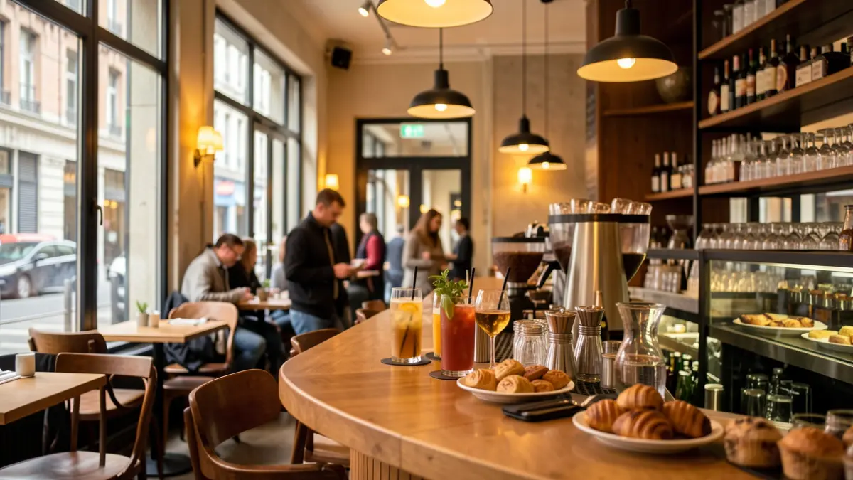 Generic image: featuring a bar and patrons in the background.
